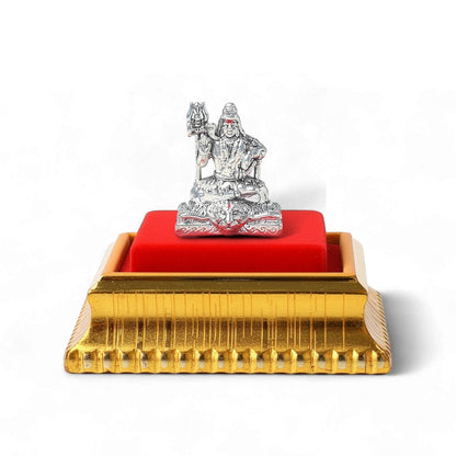 God Shiva Idol by Akshat Sapphire 99.9 Pure Silver ID25