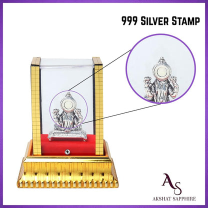 Goddess Laxmi Idol by Akshat Sapphire 99.9 Pure Silver ID29