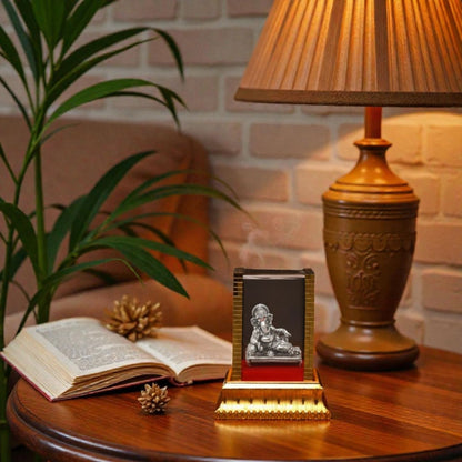 God Ganesh Idol by Akshat Sapphire 99.9 Pure Silver ID43