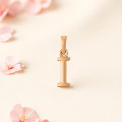 22 CT Gold Plated Silver (92.5% purity) precious and designer Name Alphabet Pendant by For Men and women