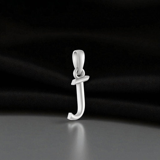 92.5% Pure Sterling Silver Precious Name Alphabet Pendant For Kids And Girls