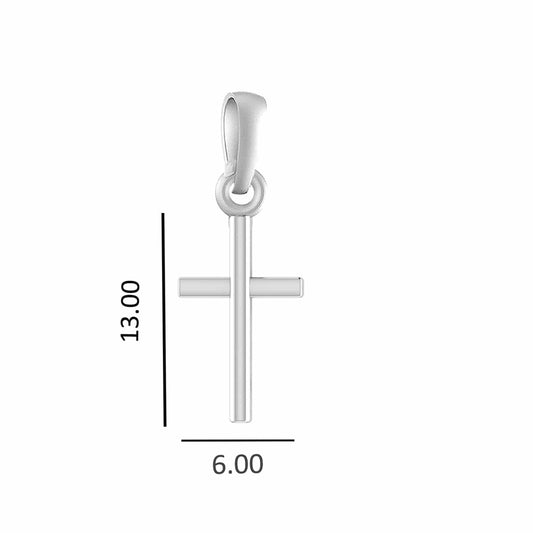 Akshat Sapphire Sterling Silver (92.5% purity) God Jesus Christ Pendant for Kids & Woman