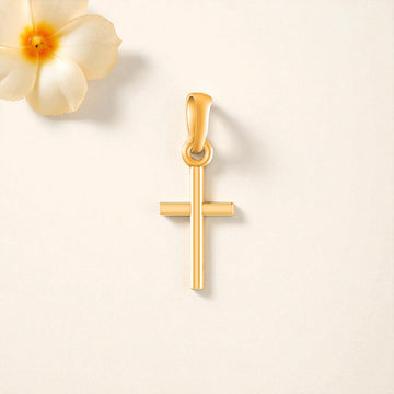 22 CT Gold Plated Silver (92.5% purity) God Jesus Christ Pendant by Akshat Sapphire for Kids & Woman