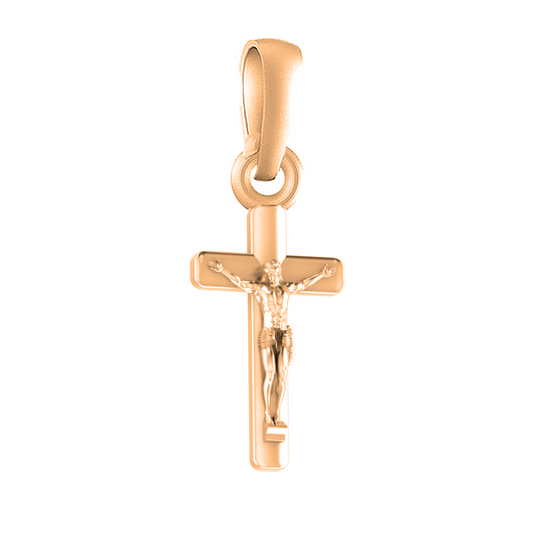 22 CT Gold Plated Silver (92.5% purity) God Jesus Christ Pendant by Akshat Sapphire for Kids & Woman