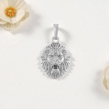 Akshat Sapphire 92.5% Pure Sterling Silver God  Vishnu Narsimha Pendant for Kids & Woman