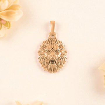 22 CT Gold Plated Silver (92.5% purity) God  Vishnu Narsimha Pendant by Akshat Sapphire for Kids & Woman