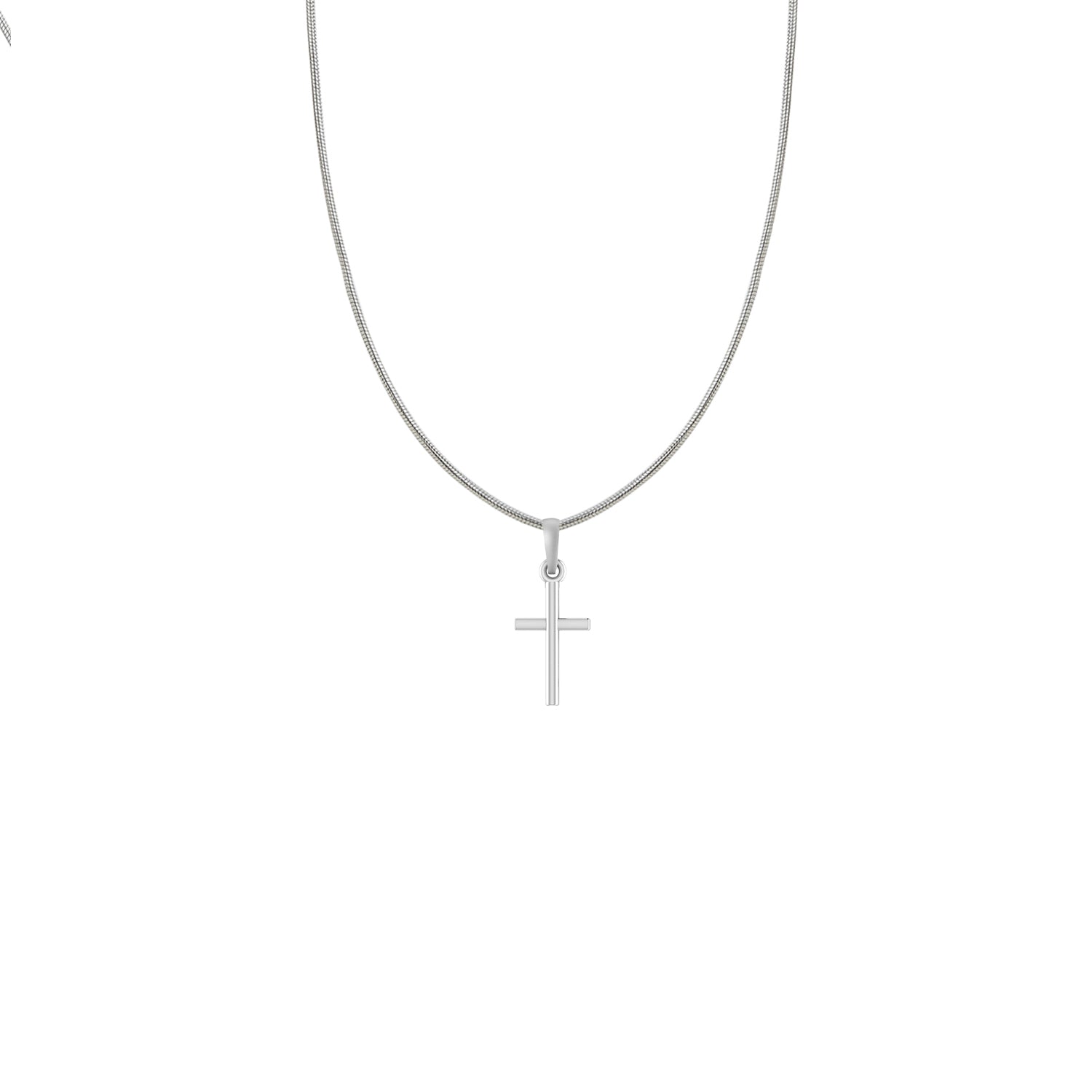 God Jesus Christ Silver Chain Pendant(92.5% purity) by Akshat Sapphire  Jesus Christ Chain Pendant  for Kids (Upto 4 years) (Snake Chain: 12 Inches)