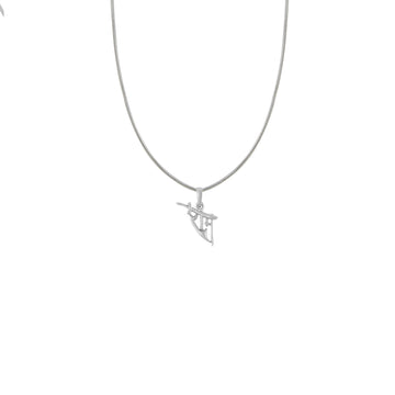 God Shree Ram Silver Chain Pendant(92.5% purity) by Akshat Sapphire Ram Chain Pendant for Kids (Upto 4 years) (Snake Chain: 12 Inches)