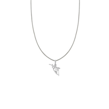 God Shree Ram Silver Chain Pendant(92.5% purity) by Akshat Sapphire Ram Chain Pendant for Kids (Snake Chain: 15 Inches)