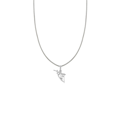 God Shree Ram Silver Chain Pendant(92.5% purity) by Akshat Sapphire Ram Chain Pendant for Kids (Snake Chain: 15 Inches)