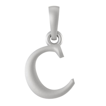92.5% Pure Sterling Silver Precious Name Alphabet Pendant For Kids And Girls