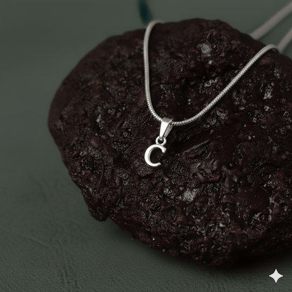 Alphabet C Pendant for Kids by Akshat Sapphire 92.5 Silver KD_C_8025