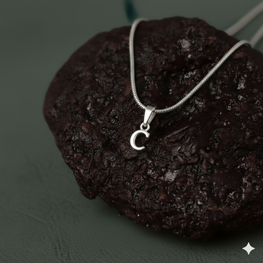 92.5% Pure Sterling Silver Precious Name Alphabet Pendant For Kids And Girls