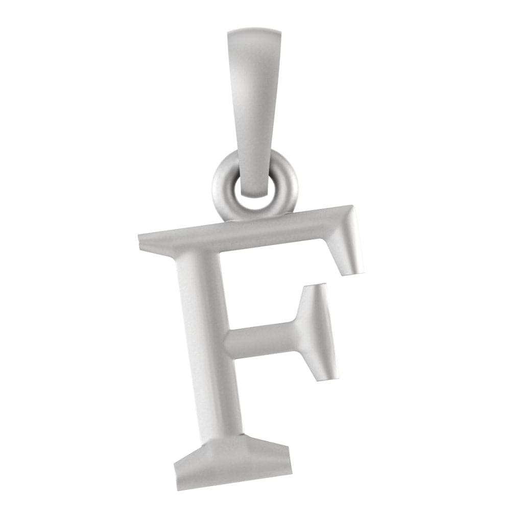 92.5% Pure Sterling Silver Precious Name Alphabet Pendant For Kids And Girls