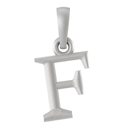 92.5% Pure Sterling Silver Precious Name Alphabet Pendant For Kids And Girls