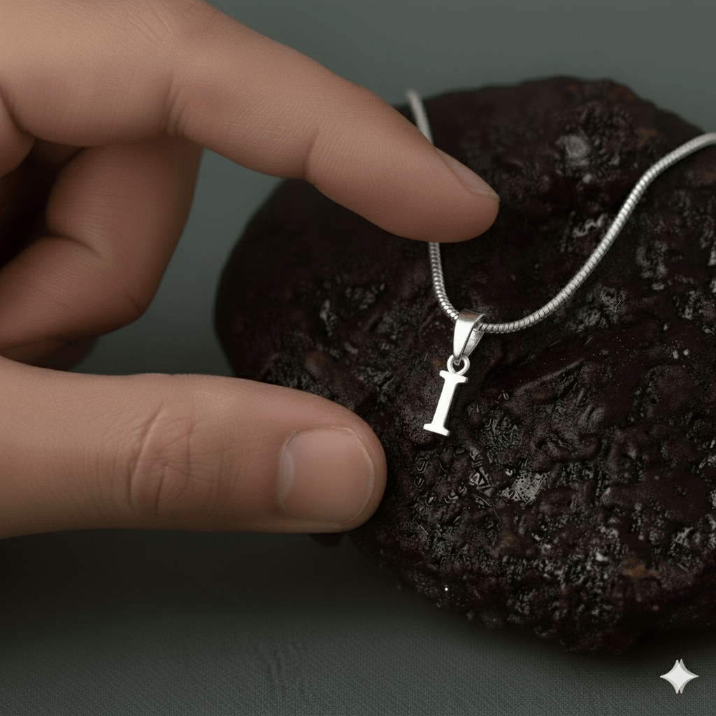 Alphabet I Pendant for Kids by Akshat Sapphire 92.5 Silver KD_I_8031