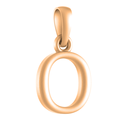 22 CT Gold Plated Silver (92.5% purity) Precious Name Alphabet Pendant by For Kids And Girls