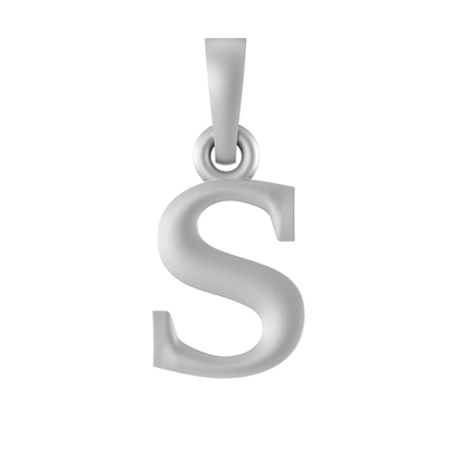 Alphabet S Pendant for Kids by Akshat Sapphire 92.5 Silver KD_S_8041