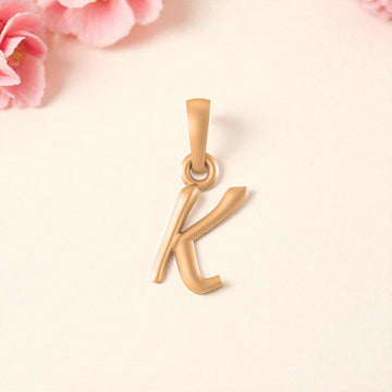 22 CT Gold Plated Silver (92.5% purity) precious and designer Name Alphabet Pendant by Akshat Sapphire For Men and women