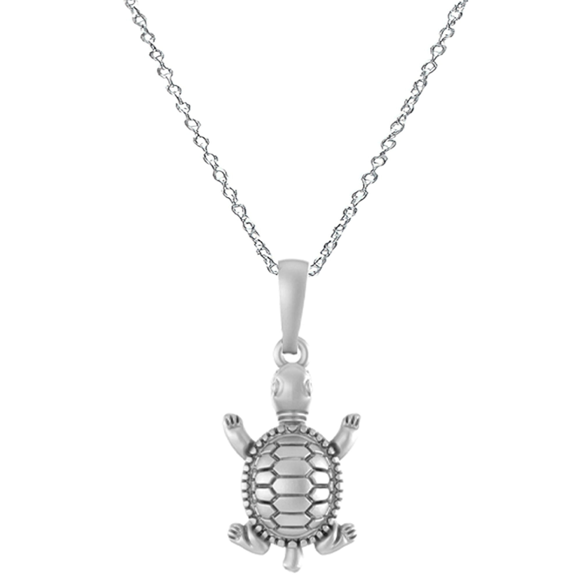 Akshat Sapphire Sterling Silver (92.5% purity) Prosperity and Piece Symbolic Tortoise Chain Pendant (Pendant with Anchor Chain-22 inches) for Men & Women Pure Silver Turtle Chain Locket for Piece and prosperity