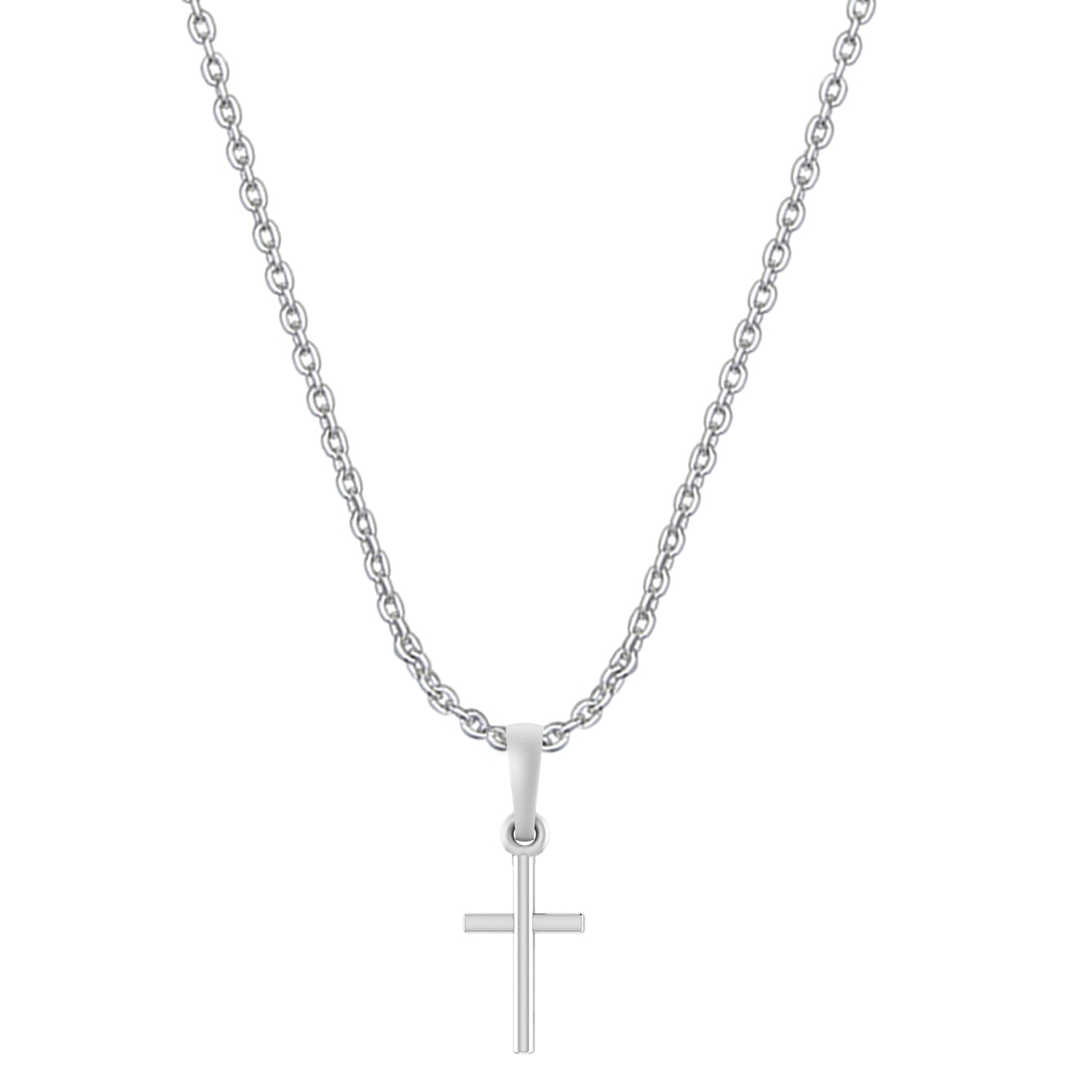 God Jesus Chain Pendant (Pendant with Anchor Chain-22 inches) for Men & Women Pure Silver Lord Isa masih Chain Locket for Good Health & Wealth