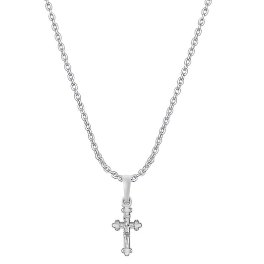 God Jesus Chain Pendant (Pendant with Anchor Chain-22 inches) for Men & Women Pure Silver Lord Isa masih Chain Locket for Good Health & Wealth
