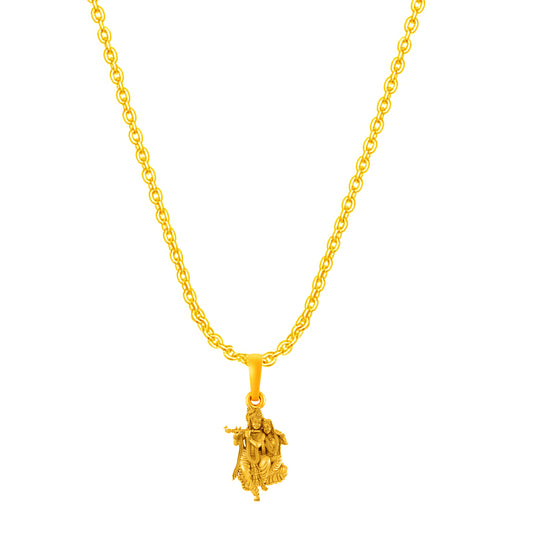 Radha Krishna chain pendant 