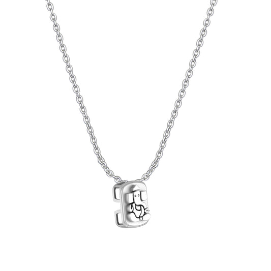 Akshat Sapphire Sterling Silver (92.5% purity) God Ganesha Chain Pendant (Pendant with Anchor Chain-22 inches) for Men & Women Pure Silver Lord Ganapathy Chain Locket for Good Health & Wealth
