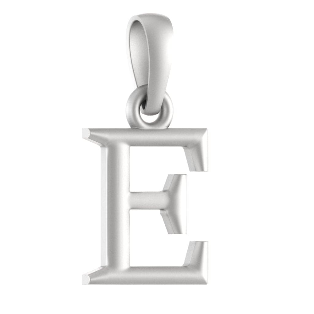 Akshat Sapphire Sterling Silver (92.5% purity) precious Name alphabet chain pendant (Pendnat with Anchor/Cable chain- 22 Inches) pure silver designer alphabet chain locket