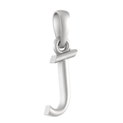 Sterling Silver (92.5% Purity) Pure Silver precious Name alphabet chain pendant (Pendnat with Anchor/Cable chain- 22 Inches)