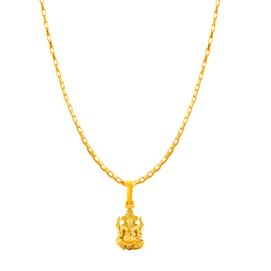 Ganesh with chain pendant 