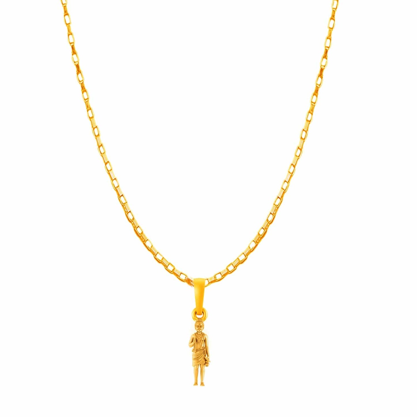 Swaminarayan with chain pendant 