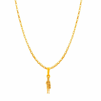 Swaminarayan with chain pendant 