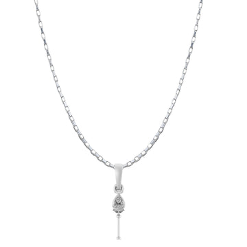 God Kartikeya Pure Silver 92.5% purity Chain pendant by Akshat Sapphire Murugan Pendant (Pendant with Box Chain-22 inches)