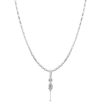 God Kartikeya Pure Silver 92.5% purity Chain pendant by Akshat Sapphire Murugan Pendant (Pendant with Box Chain-22 inches)