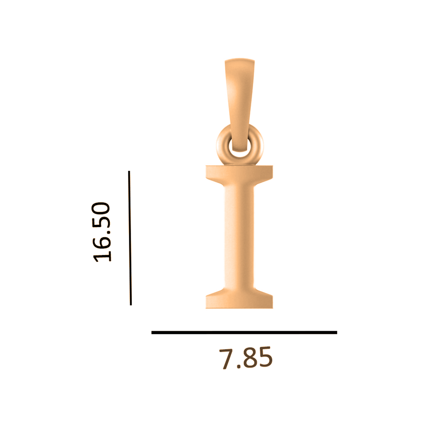 22KT Gold Plated Pure Silver (92.5% purity) precious Name alphabet chain pendant (Locket with Box chain- 22 Inches)