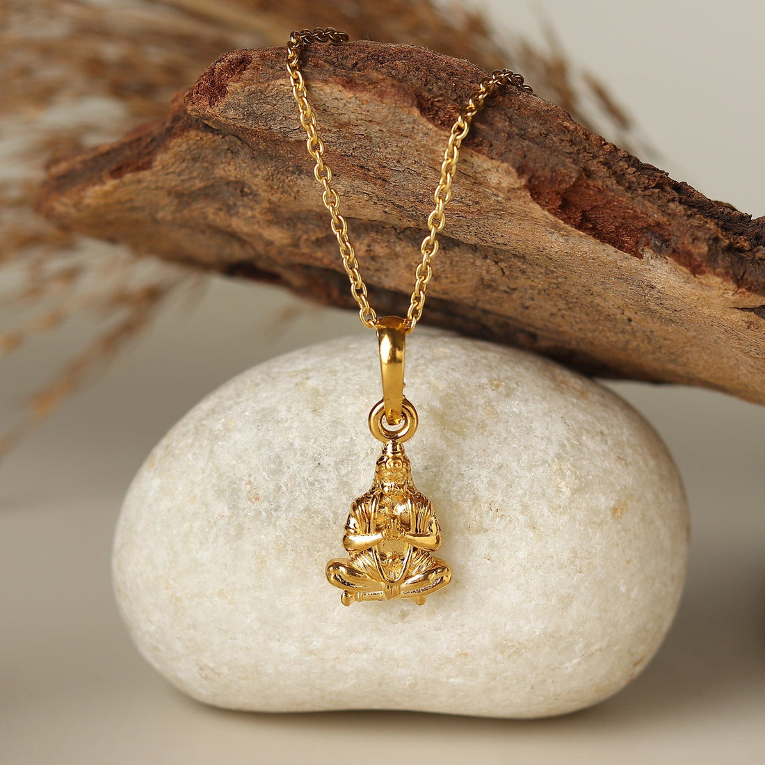 Hanuman with chain pendant 