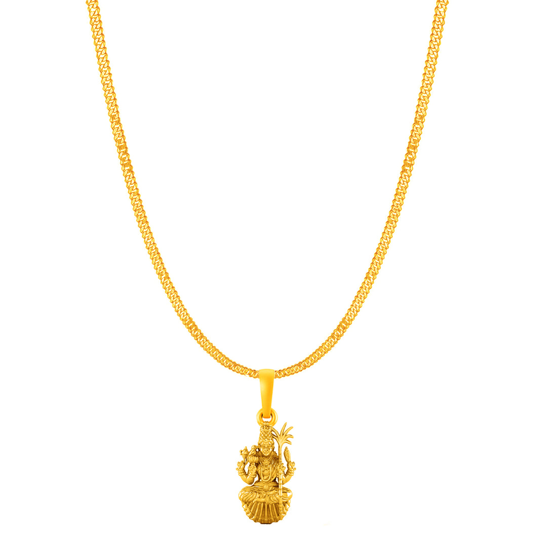 Lalitha Devi with chain pendant 