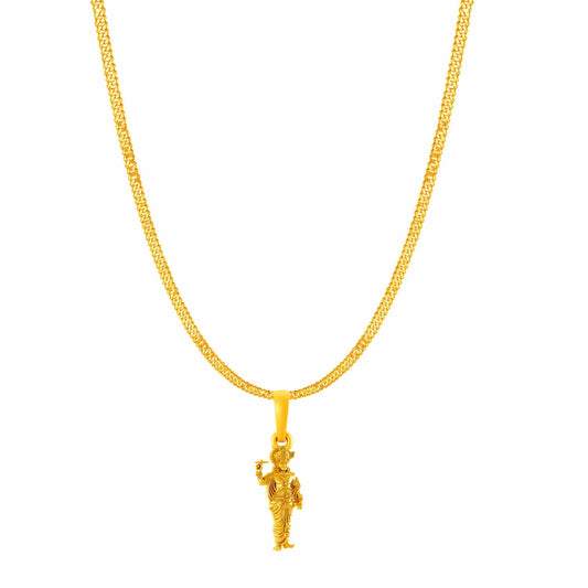 Krishna with chain pendant 