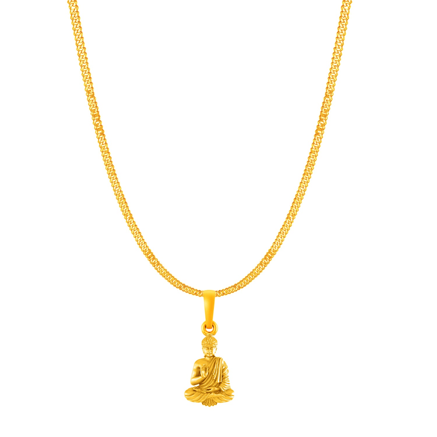 Buddha with chain pendant 