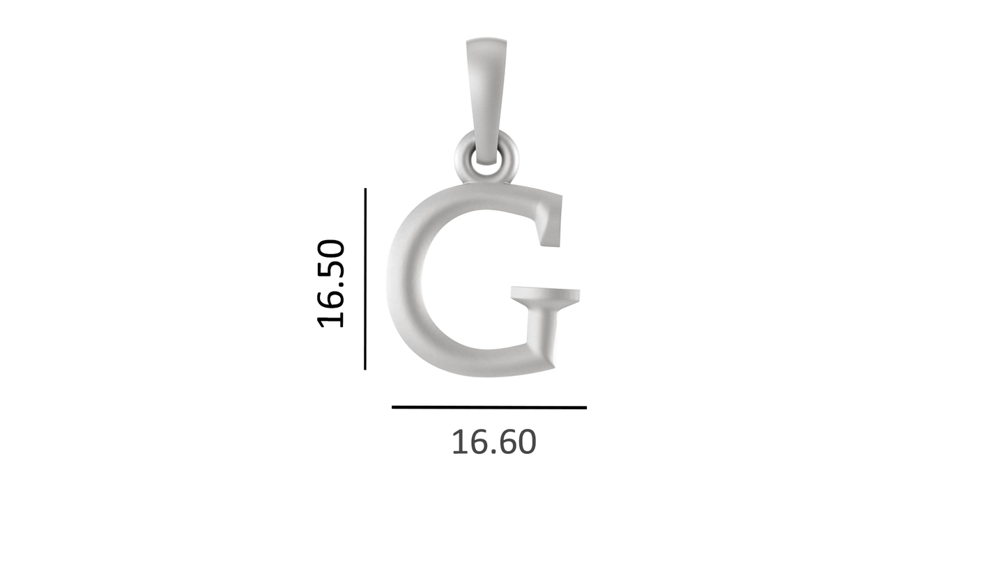 Akshat Sapphire Sterling Silver (92.5% purity) precious Name alphabet chain pendant (Pendnat with Curb chain- 22 Inches) pure silver designer alphabet chain locket
