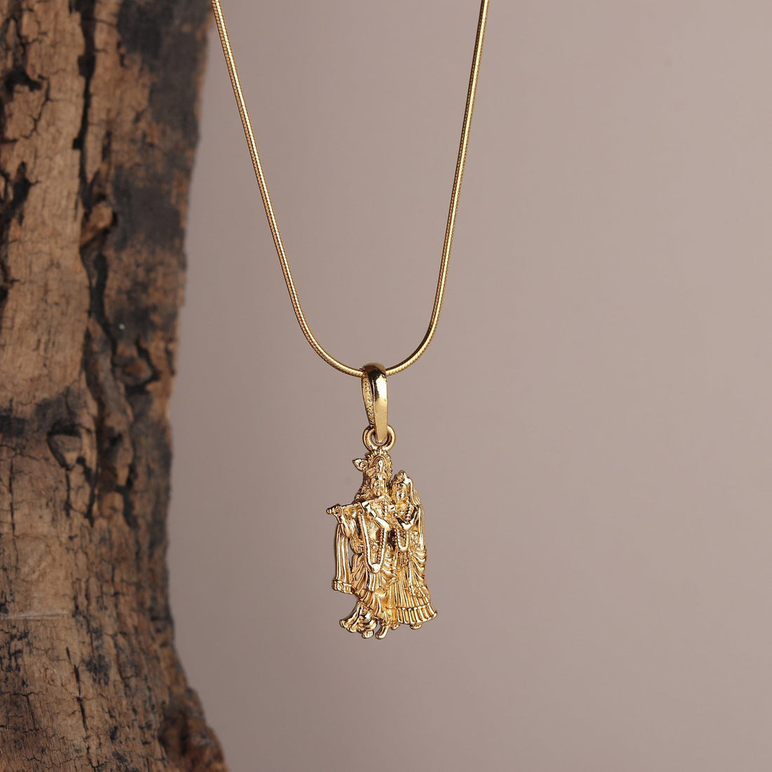 Radha Krishna chain pendant 