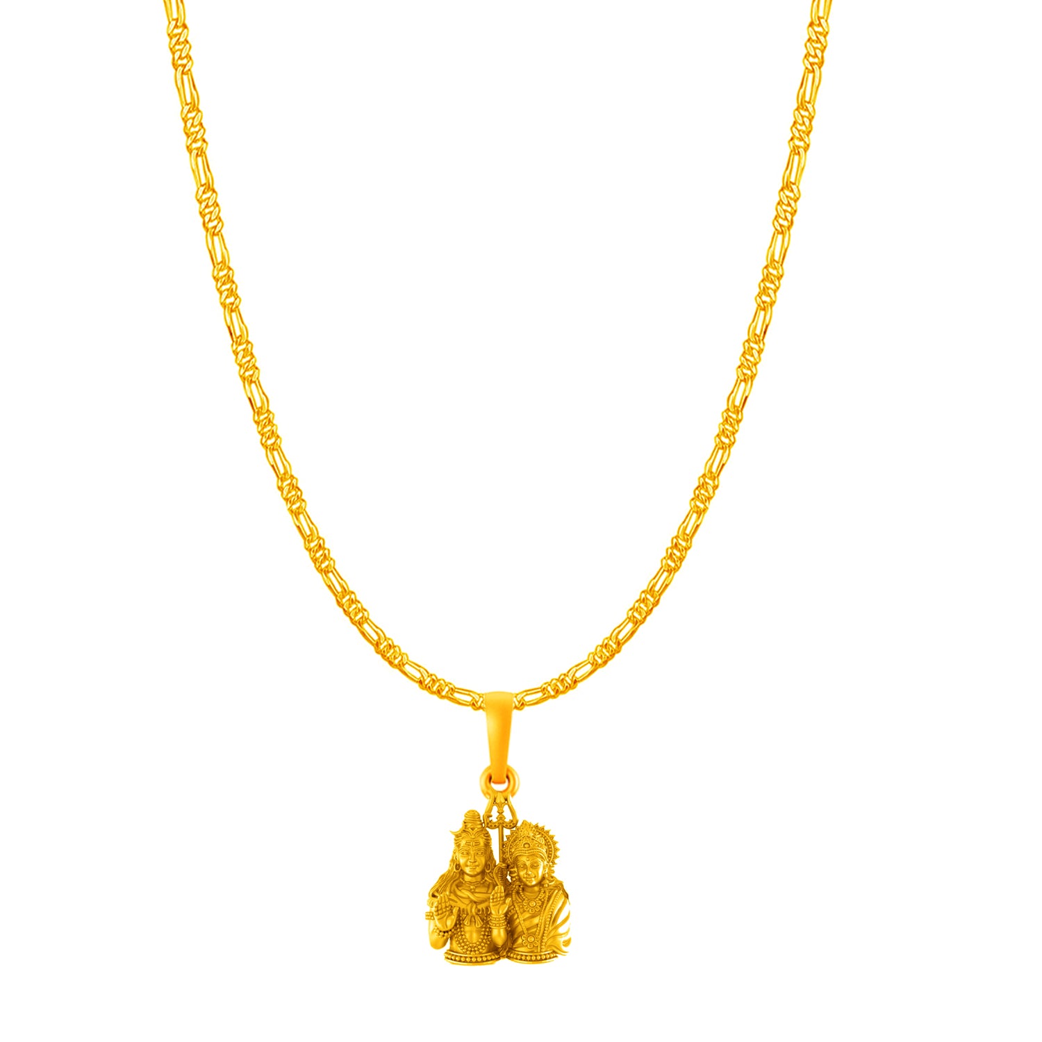Shiv Parvati chain pendant 