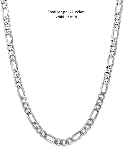 God Shiva Pure Silver 92.5% purity Chain pendant by Shiva Pendant (Pendant with Figaro Chain-22 inches)