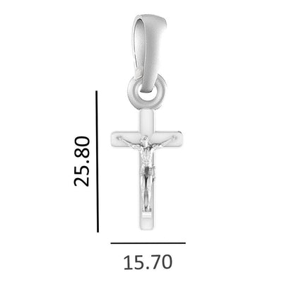 God Jesus Chain Pendant (Pendant with Rope Chain-22 inches) for Men & Women Pure Silver Lord Isa masih Chain Locket for Good Health & Wealth