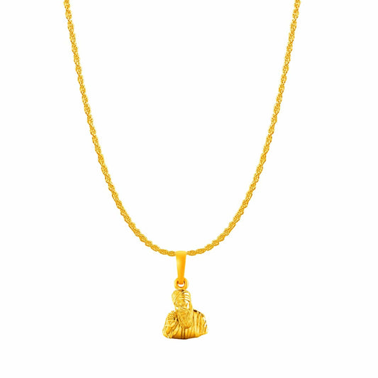 Guru Nanak chain pendant 
