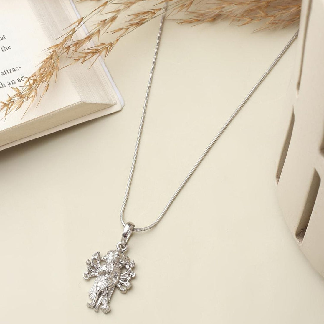 Panchmukhi Hanuman chain pendant 