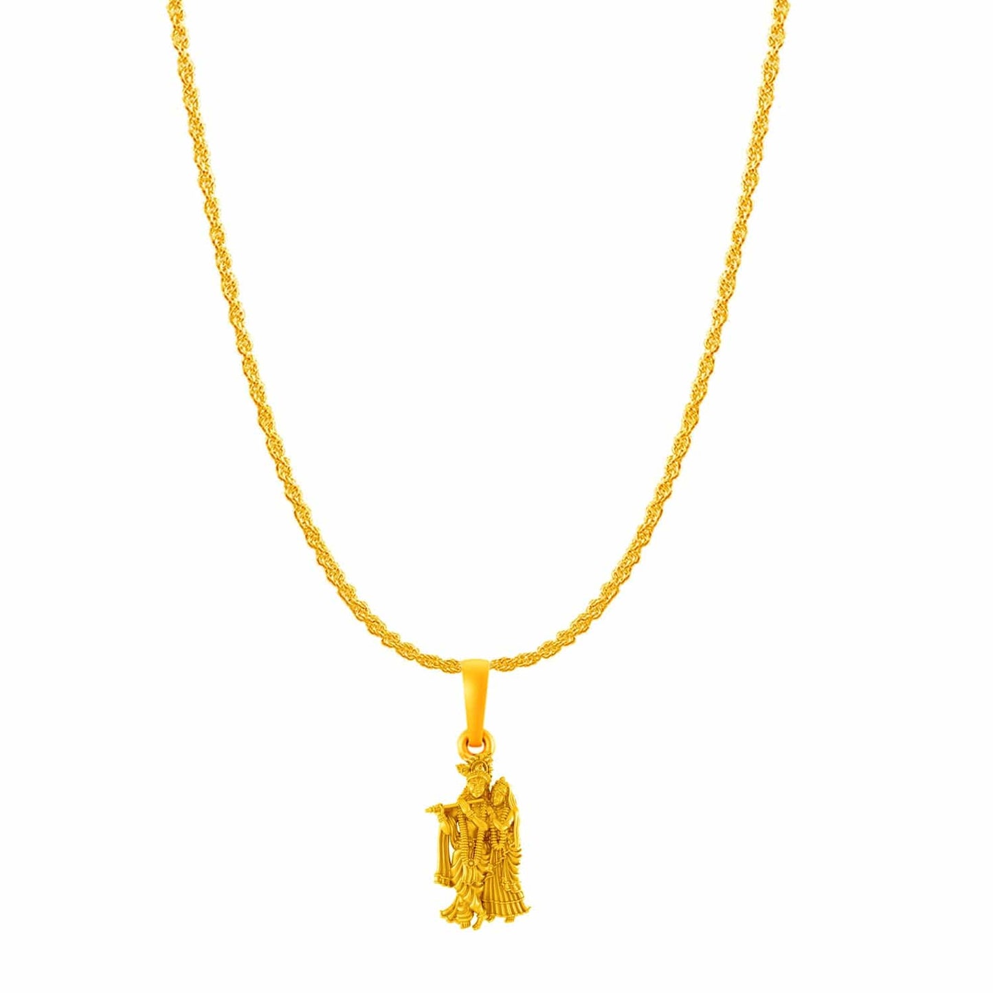 Radha Krishna chain pendant 