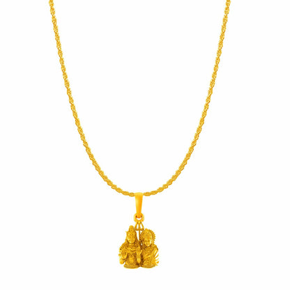 Shiv Parvati chain pendant 