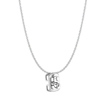 Akshat Sapphire Sterling Silver (92.5% purity) God Ganesha Chain Pendant (Pendant with Rope Chain-22 inches) for Men & Women Pure Silver Lord Ganapathy Chain Locket for Good Health & Wealth